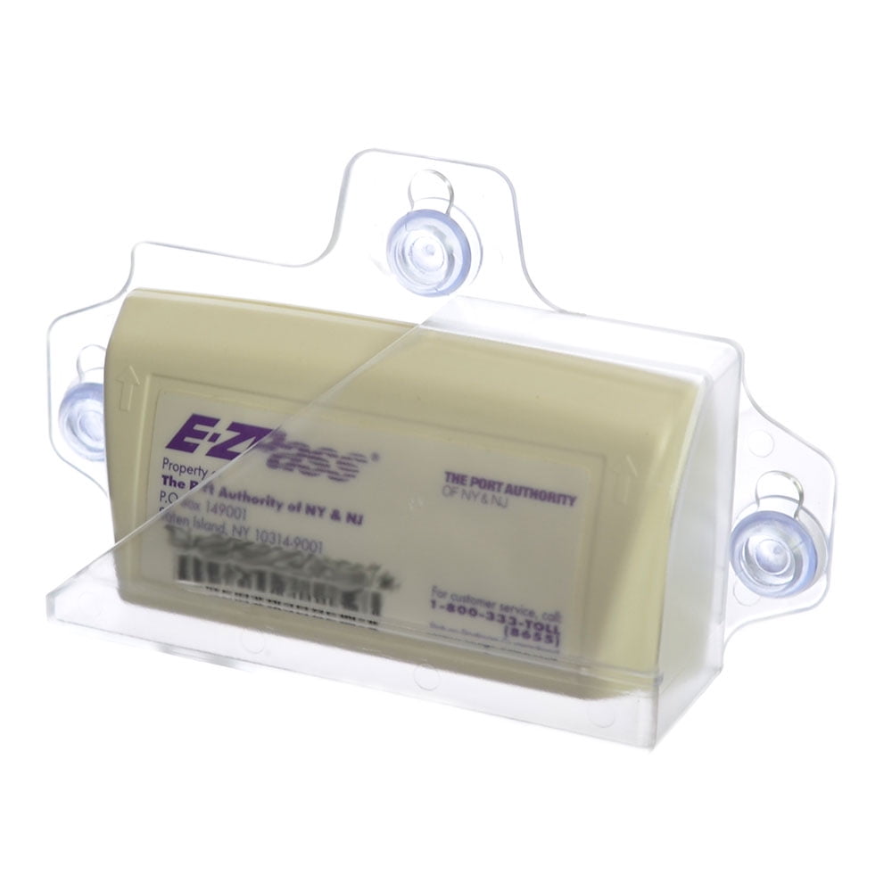 MINI EZ-Pass Clip Electronic Toll Tag Holder for the New Small E-ZPass White 