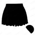 thumbnail image 2 of JFGHDG Shorts Women Breathable Shorts for Women Cover up Shorts Flowy Shorts Baggy Shorts Floral Lace Trim Shorts Booty Shorts Sweat Shorts Yoga Shorts Black L, 2 of 3