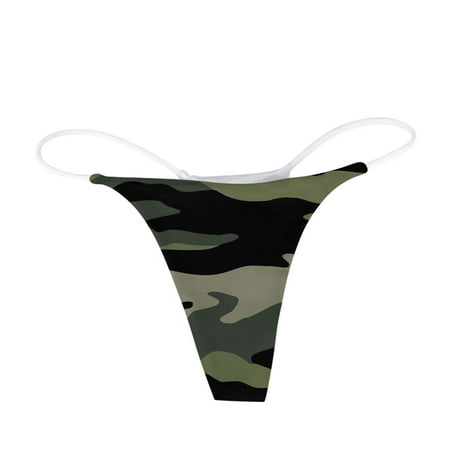 

〖TOTO〗Thongs For Women Floral Print G String Thongs For Women Lace Low Rise Underwear For Ladies T Back Tanga Panties