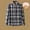 Dark Blue, variant on Men's Cotton Flannel Shirt Jacket Fleece Lined Long Sleeve Plaid Shirt for Men