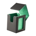 thumbnail image 2 of Caja de baraja de cartas Zulema almacenamiento de tarjetas con mangas color verde, 2 of 8