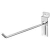 20cm Slat Wall Hook for Room Garage Retail Store Display, Chrome Plated 12 Pcs