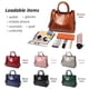thumbnail image 2 of Pahajim Bolsos de mujer y monederos de cuero con asa superior Bolsos de mano Bolsos de mano para mujer, 2 of 5