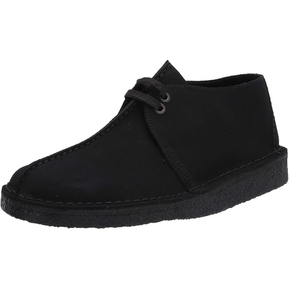 Clarks Mens Desert Trek Oxford, Adult, Black Suede, 9.5 M US