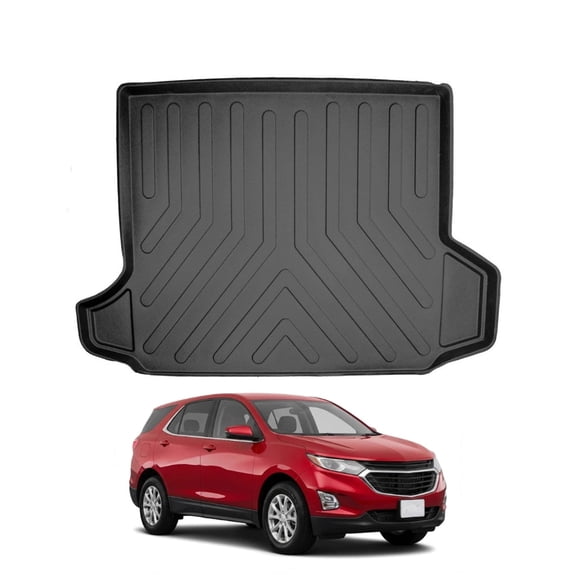 Cargo Liner Fits Chevrolet Equinox 2018-2025 | Waterproof Odorless Heavy Duty Black Custom Fit Trunk Mat