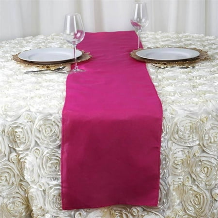 

Efavormart 5PCS of FUSHIA Premium Polyester Table Top Runner For Weddings Party Banquets Decor Fit Rectangle and Round Table