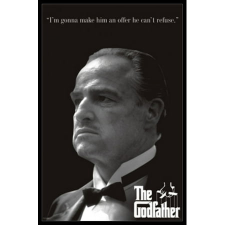 The Godfather Profile Poster Poster Print