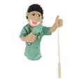 thumbnail image 4 of Melissa & Doug Surgeon Puppet With Doctor Scrubs and Detachable Wooden Rod (Puppets & Puppet Theaters, Animated Gestures, Inspires Creativity, 15” H x 5” W x 6.5” L), 4 of 6