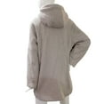 thumbnail image 4 of 1 Madison Expedition Ladies' Knit Jacket Sherpa Lined Hood Size: M, Color: Tan, 4 of 5