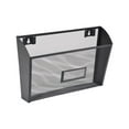 thumbnail image 2 of Lorell Black Mesh Wire Wall Pocket, 2 of 3