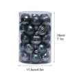 thumbnail image 2 of 34-Piece Christmas Tree Ornament Balls Set – Glitter Plastic Baubles for Xmas Tree, Hotel, Restaurant, Office Holiday Decorations, 2 of 3