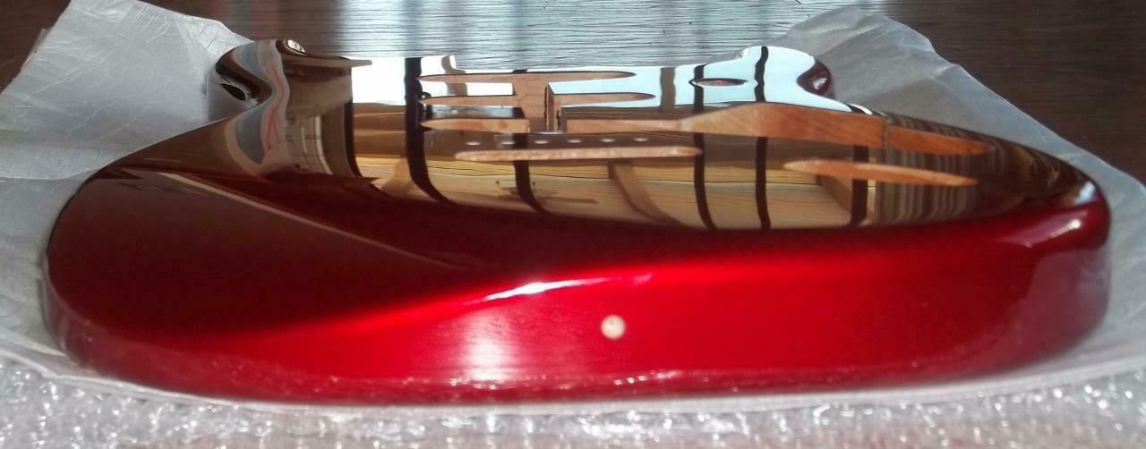 Fender® MIM Candy Apple Red Alder Strat Body~2 7/32" Bridge~S/S/S~4.2 lbs~New
