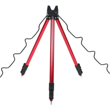Fishing Tripod Stand Fishing Pole Rack Metal Fishing Rod Stand Telescopic Fishing Rod Tripod Stand