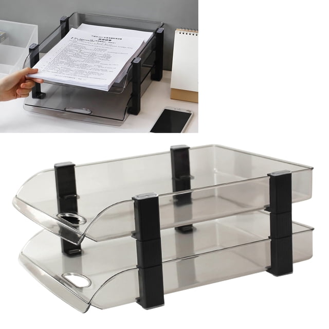 Bandeja para cartas y archivos de escritorio, bandeja para cartas y archivos de escritorio, bandeja para documentos de oficina, bandeja para documentos de oficina, experiencia incomparable