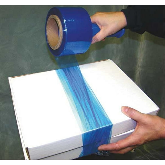 ZoroSelect Hand Stretch Wrap 3" x 1000 ft., Blue
