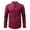 j85-Wine, variant on LIIPEE Solid Color Dress Shirt For Men Long Sleeve Band Collar Button Up Shirts Male Comfortable Formal Business Tops,S