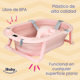 thumbnail image 3 of Bañera Tina Plegable Para Bebé Con Base Ibaby Santorini rosa, 3 of 8