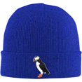 thumbnail image 1 of Puffin Bird Beanie Hat Unisex Knit Hat Ski Stocking Cuffed Cap, 1 of 8