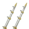 thumbnail image 2 of TACO Marine OT-0541VEL15-HD Aluminum Tele-Outrigger Pole - 1-1/2" x 15', Silver/Gold, 2 of 2