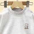 thumbnail image 6 of Baby Boys Girls' 2 Piece Made With Cotton Sleepwear Fall Clothes Tracksuit Sweatsuits Set Back-To-School Outfit Set 80, 6 of 7