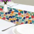 thumbnail image 4 of Yayeee Table Runner 70 inches Long Home Kitchen Dinning Party Decoration, Colorful Clover Pattern, 4 of 7