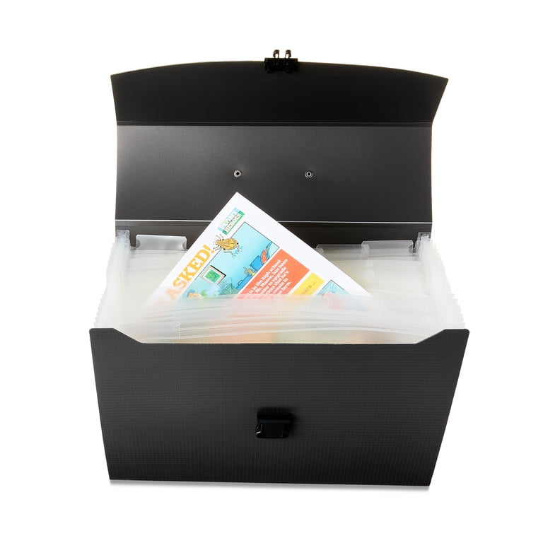 Rapesco 1622 SupaFile Plus Expanding Desktop File Organiser - 26 Sections, A4+ Size, Holds Up To 1300 Sheets