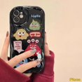 thumbnail image 1 of Para Samsung A12 A14 A21s A04s A51 A50 A50s A11 A13 A23 A04 A30s A24 A03s A10s A32 A03 A52 A30 A20s A52s A31 A20 A02s De Dibujos Animados Little Monster Funny Clown 3D Ond Curved Edge Case, 1 of 3