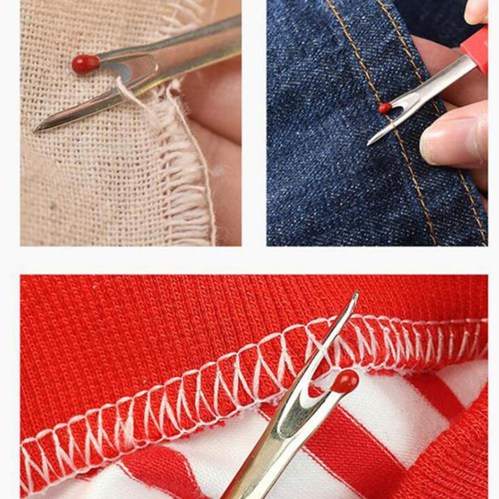 Yunhgft 4Pieces Handy Seam Ripper Hem Unpicker with Led Light DIY Sewing Accessories
