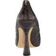 thumbnail image 3 of Sam Edelman Antonia Espresso Pointed Toe Slip On Spool Heel Fashion Pumps (Espresso, 8), 3 of 6