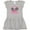 AC-Heather Grey, variant on Daddy's Racing Princess Pink Race Car Girls Baby Dress