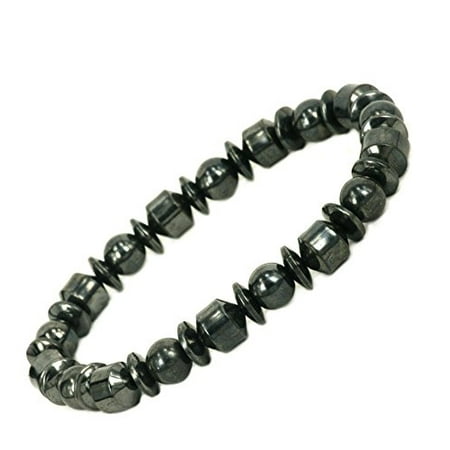 magnetic jewelry hematite stretch therapy bracelet