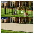 thumbnail image 2 of Privacy Fence Screen Heavy Duty Windscreen Fencing Mesh Fabric Shade Net Cover with Brass Grommtes for Outdoor Wall Garden Yard Pool Deck, 6'x74' Beige, 2 of 7
