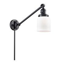 Innovations Lighting - Bell - 1 Light Swing Arm Wall Sconce In Industrial