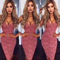 thumbnail image 5 of Mode Femmes Été Bandage Bodycon Soirée Sans Manches Cocktail Courte Mini Robe Nouvelle, 5 of 5