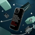 thumbnail image 4 of DistinctInk Clear Hybrid Case for Apple iPhone 13 Pro Max (6.7" Screen) - People Are Stupid Need Extra Kick Boxing - Wireless Charging Compatible, 4 of 9