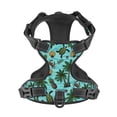 thumbnail image 4 of Lsque Pineapple Sea Turtle Dog Harness, No-Pull Pet Harness with 2 Leash Clips, Adjustable Soft Padded Dog Vest with Easy Control Handle for Large Dogs-Medium, 4 of 9