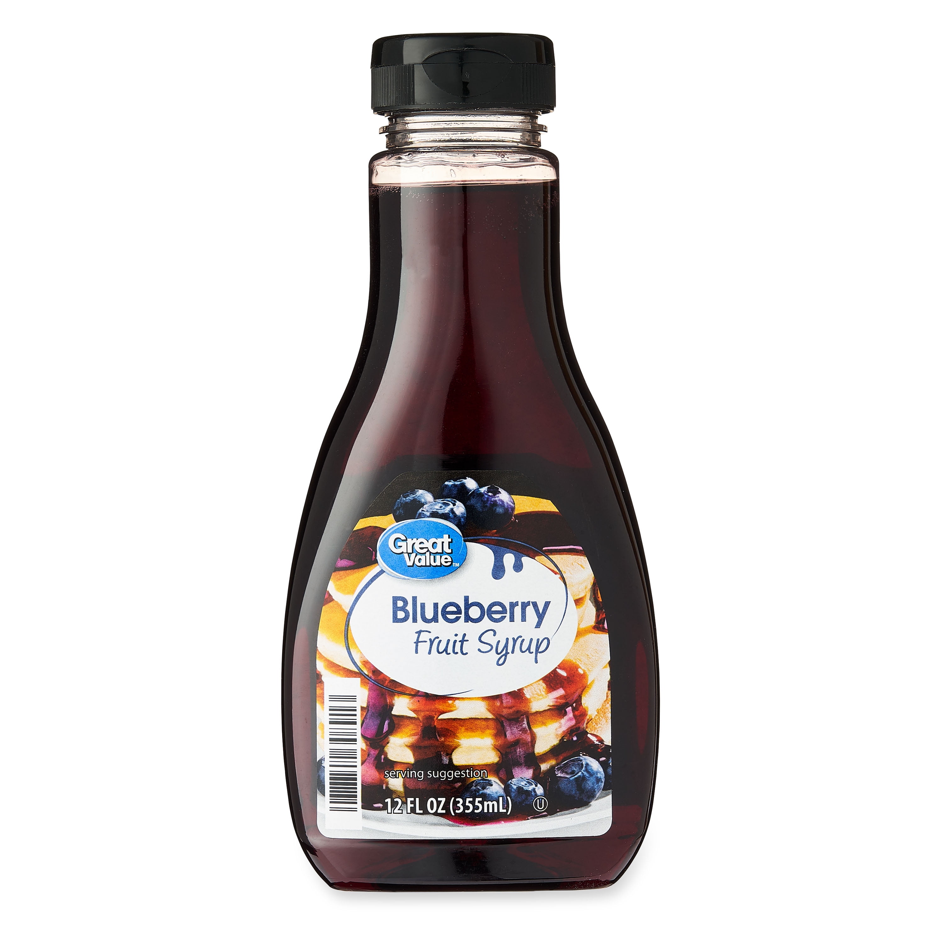 Great Value Blueberry Fruit Syrup, 12 fl oz