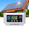 thumbnail image 4 of Contrôleur Solaire Puce Industrielle Écran LCD Protection contre les Surcharges Régulateur Solaire 12V 24V Auto-Adaptation Blanc, Écran LCD Régulateur de Charge Solaire Contrôleurs d'Énergie Renouvelable, 4 of 8