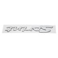 thumbnail image 2 of Car Emblem Decal 3?Dimensional Side Fender Rear Trunk Soft Plastic Modification UniversalSilver, 2 of 5