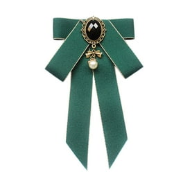 FASELE Broches De Lazo De Jepanese Para Mujer, A La Moda, Pre-atados, Lazo De Lazo Con Lazo, Collar De Jabot, Regalos De Navidad, Fiesta Y Ceremonia, Aluminio, Cristal