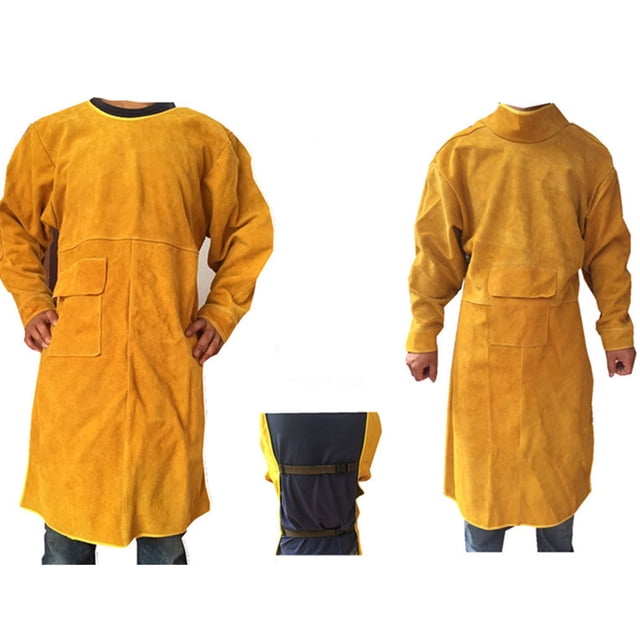 Welding Apron,Leather Welding Work Apron Welding Protective Apron Welding Clothing Time-Tested Durability