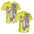 thumbnail image 2 of Tom And Jerry Men's T Shirt 3D Graphic Hip Hop Unisex Tees Tops Casual Stylish Crew Neck Short Sleeve, 2 of 8