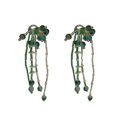 thumbnail image 1 of Pendientes acrílicos, pendientes geométricos llamativos, pendientes colgantes de cristal, 1 of 5