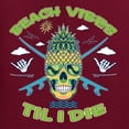 thumbnail image 6 of Wild Bobby Beach Vibes Till Die Unisex Hoodie Sweatshirt, 6 of 6