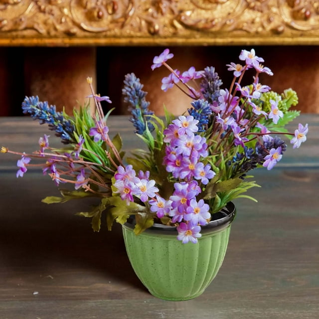 Grands Pots de Fleurs Côtelés pour Usage Intérieur et Extérieur, Pots de Fleurs Durables et Légers avec Trous, Design Recyclable pour Jardins et Patios