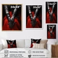 thumbnail image 4 of Designart "Sacrificial Love Religious Cross Portrait I" Christianism Floater Framed Wall Decor, 4 of 7