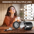 thumbnail image 5 of Coffee Canister Airtight, Coffee Storage Container Stainless Steel Air Tight Coffee Jar with Scoop, 5 of 7
