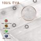 thumbnail image 1 of Clear EVA Shower Curtain Liner Waterproof 3D 71inch x79inch, 12 Hooks, 1 of 5