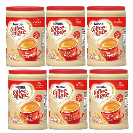 (6 pack) The Original Nestle Coffee mate Powder 56 oz - Perfect for home, office or foodservice locations Cholesterol