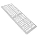 thumbnail image 5 of Teclas de teclado 129 Teclas Bling Bling PBT altura OEM color blanco transparentes, 5 of 12